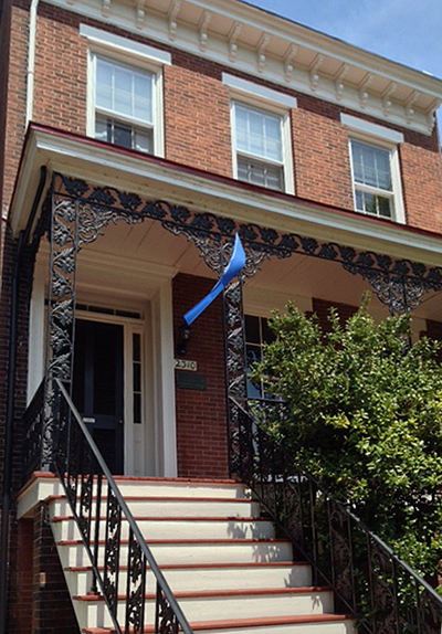 Flying Blue in Historic Church Hill