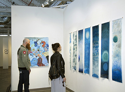 Bluecoup art exhibition at Artspace Gallery