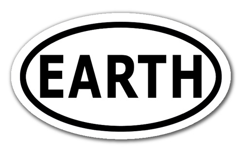 Earth decal graphic